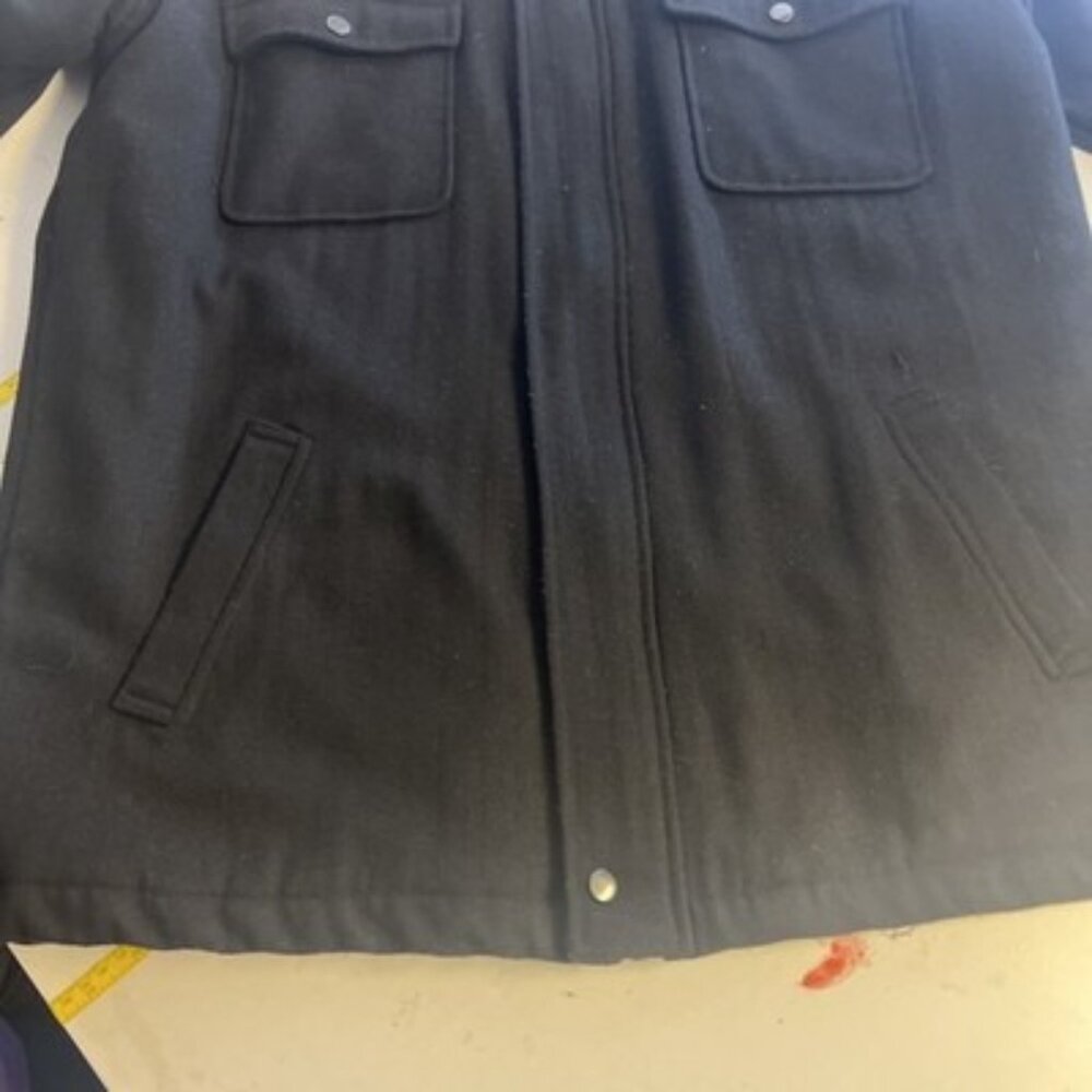 Trenders Basics Men’s Size L Wool Button Down Lin… - image 4